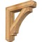 Ekena Millwork Imperial Craftsman Rough Sawn Bracket w/ Offset Brace, Western Red Cedar, 8"W x 38"D x 38"H BKT0806X38X38IMP04RWR - alternate 1